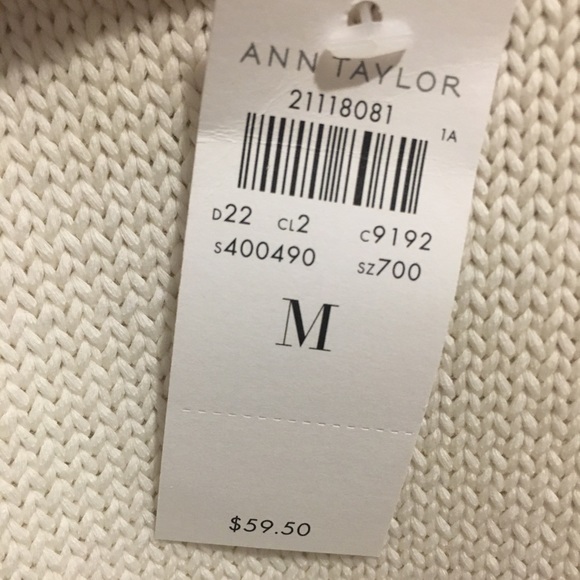 Ann Taylor sleeveless turtleneck SZ M - Picture 4 of 4